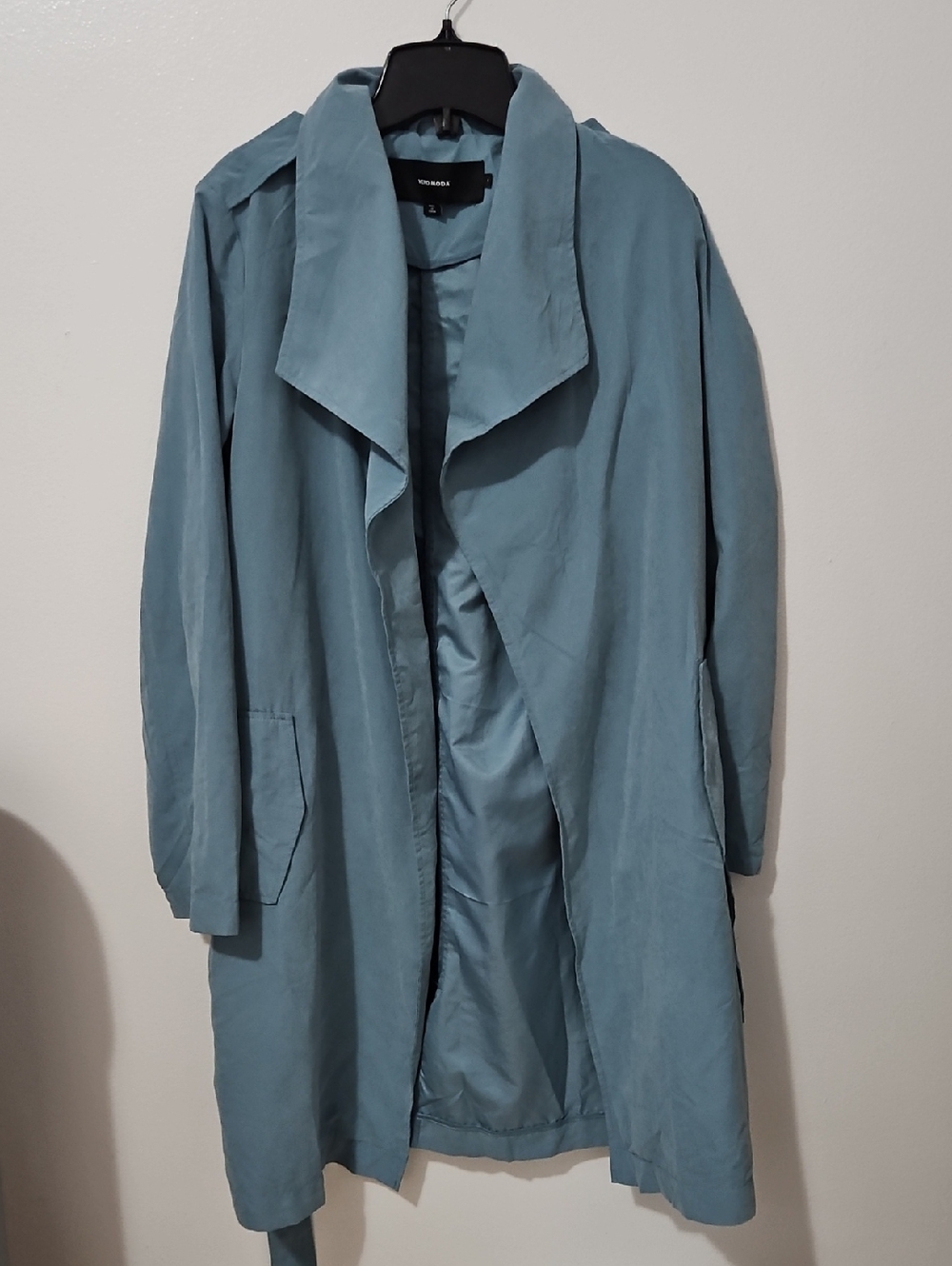 Veor Moda Draped Trench Coat